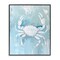 Stupell Industries White Coastal Crab Framed Giclee Wall Art Design by Arlington Prints